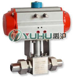 Q661N焊接式氣動高壓球閥 Q661N焊接式氣動高壓球閥