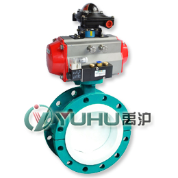 D641F46氣動(dòng)襯氟蝶閥 (法蘭式) D641F46氣動(dòng)襯氟蝶閥 (法蘭式)
