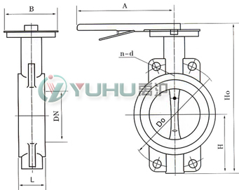 D71F四氟密封蝶閥 (手柄傳動(dòng)) D71F四氟密封蝶閥 (手柄傳動(dòng))