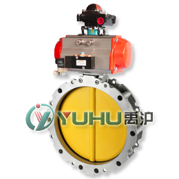 氣動粉體蝶閥 配AT氣缸 