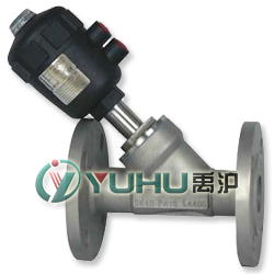 氣動(dòng)角座切斷閥 法蘭式