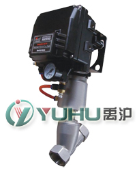 氣動(dòng)角座切斷閥 帶定位器 